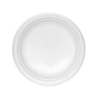 White fiber plate on a white background
