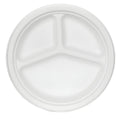 10" 3 Partition Round Plate