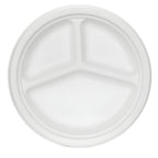 10" 3 Partition Round Plate
