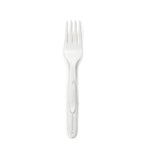 6" Compostable Fork | Preserve® | White