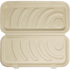 Flatbread Clamshell laid open on a plain background.