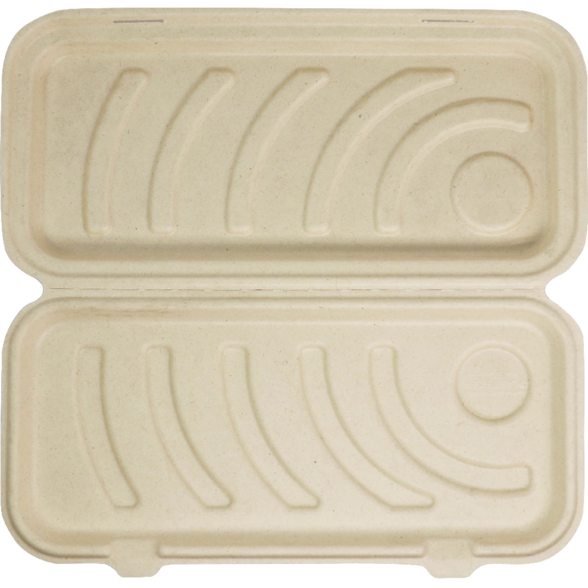 Flatbread Clamshell laid open on a plain background.