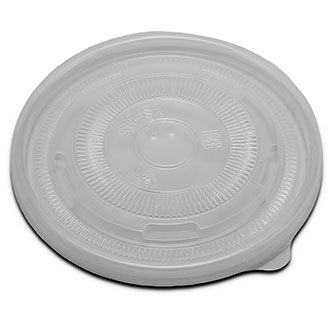 Lid for 12-32 oz Hot & Cold Food Container| Recyclable PET Plastic