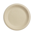 7" Classic Round Plate | Natural Plant Fiber