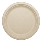9" Classic Round Plate | Unbleached Plant Fiber | Compostable