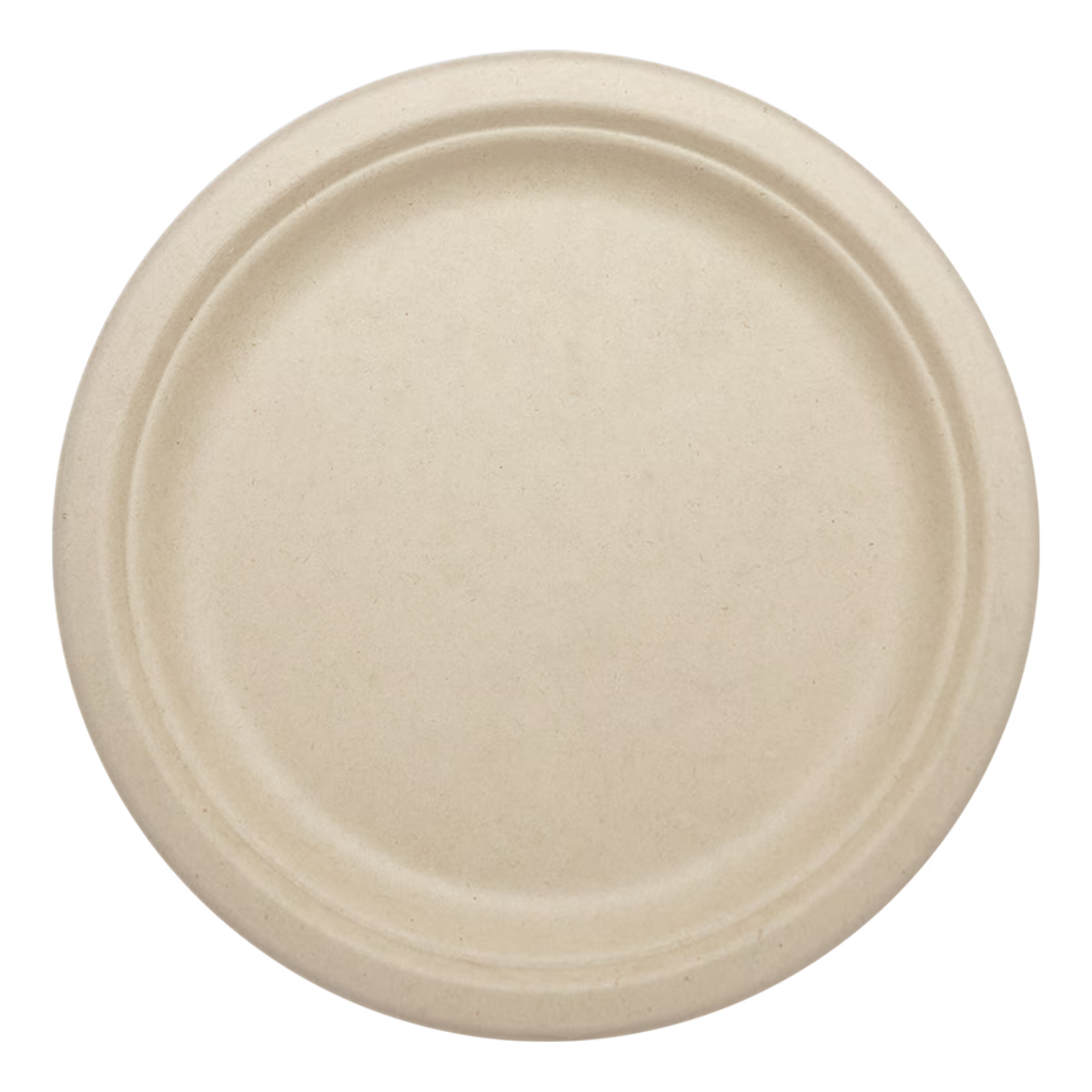 9" Classic Round Plate | Unbleached Plant Fiber | Compostable