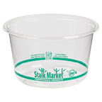 16 oz Round Deli Container | Clear | Stalk Market® | Compostable PLA