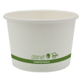 16 oz Hot & Cold Paper Food Container | PLA Lined | Compostable