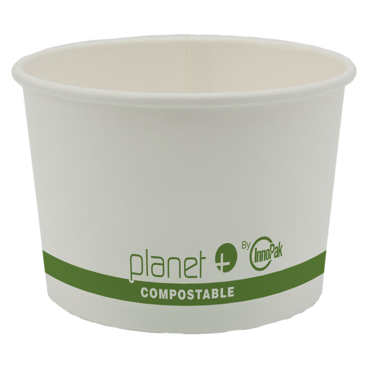 8 oz Hot & Cold Paper Food Container | PLA Lined | Compostable