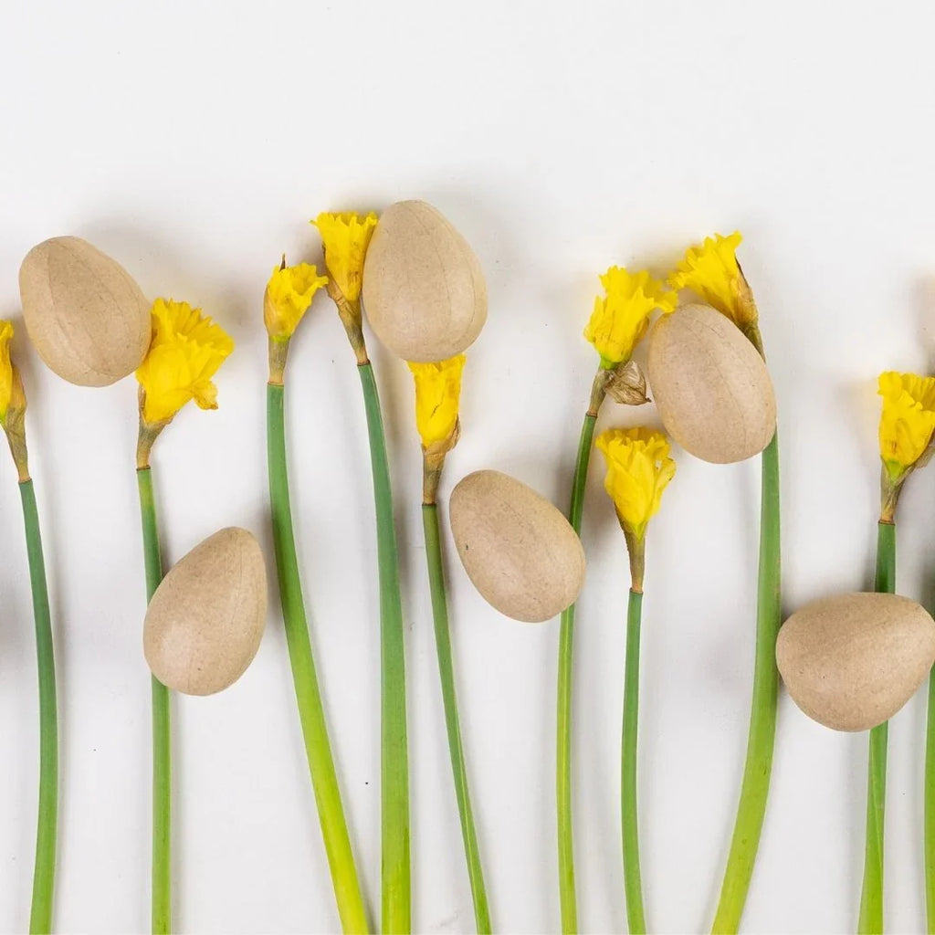 Paper Maché Eggs | Set of 6 Eggs