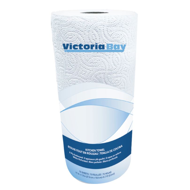Victoria Bay® Compostable Paper Towels | FSC® Certified | Made in USA