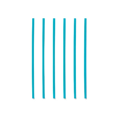 7.75" PHA Drinking Straws | Wrapped | Jumbo | Blue