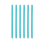 8.5" PHA Drinking Straws | Wrapped | Giant | Blue