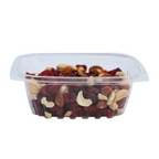 12 oz Rectangle Deli Container | Compostable | PLA | Clear