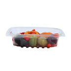 8 oz Rectangle Deli Container | Compostable | PLA | Clear
