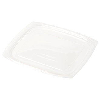 Lid for 24-32 oz Rectangle Deli Container | Compostable | PLA | Clear
