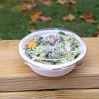 Lid for 12 oz White Sugarcane Bowl | Recyclable PET Plastic