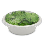 Lid for 16 oz White Sugarcane Bowl | Recyclable PET Plastic
