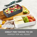 Classic All-In-One Meal Containers | Gray | Washable & Reusable