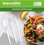 6.75" Compostable Fork | Bulk Pack | Responsible Products®