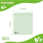 Resealable Quart Size Zipper Storage Bags | Compostable
