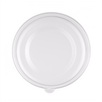 Lid for 12 oz White Sugarcane Bowl | Recyclable PET Plastic