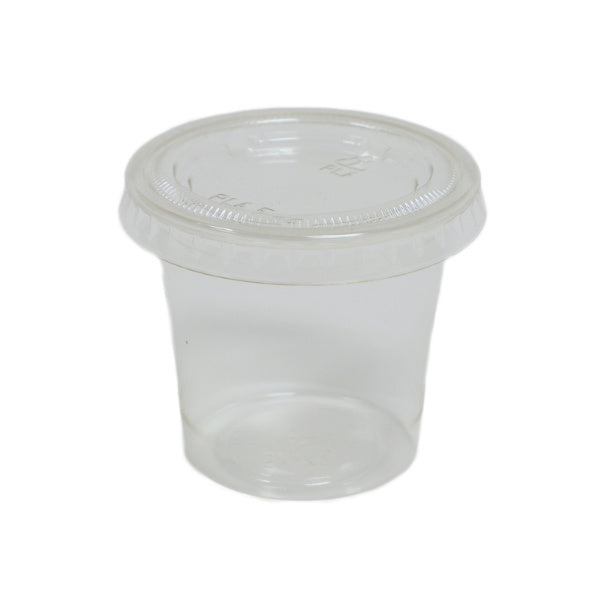 Lid for 1 oz PLA Portion Cup | Compostable | Responsible Products®