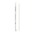 7.75" PLA Drinking Straws | Individually Wrapped | Jumbo | Clear