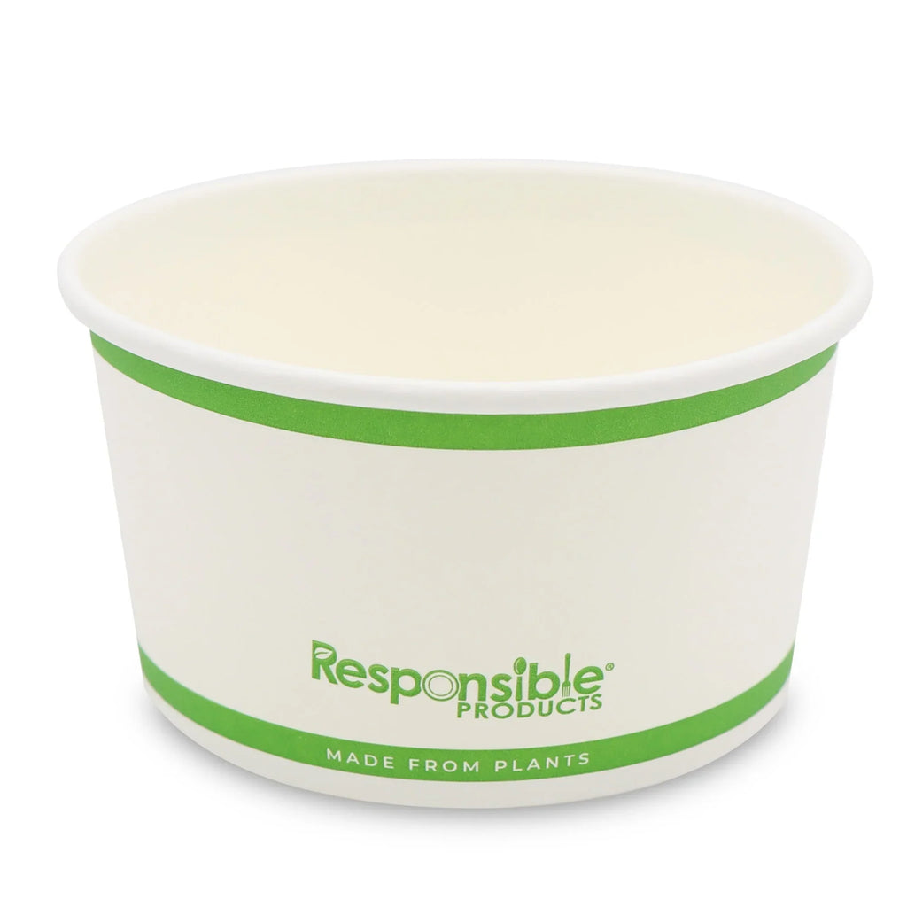 6 oz Paper Food Container | PLA Lined