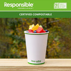 32 oz Hot & Cold Paper Food Container | PLA Lined | Compostable