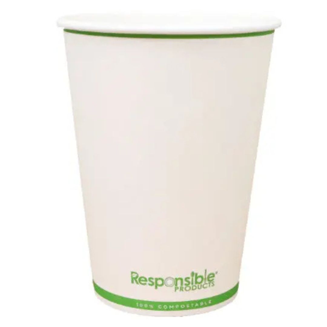32 oz Hot & Cold Paper Food Container | PLA Lined | Compostable
