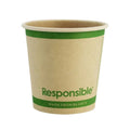 4 oz Tree-Less™ Paper Hot Cup | Brown | Compostable
