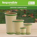 4 oz Tree-Less™ Paper Hot Cup | Brown | Compostable