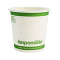 4 oz Tree-Less™ Paper Hot Cup | White | Compostable