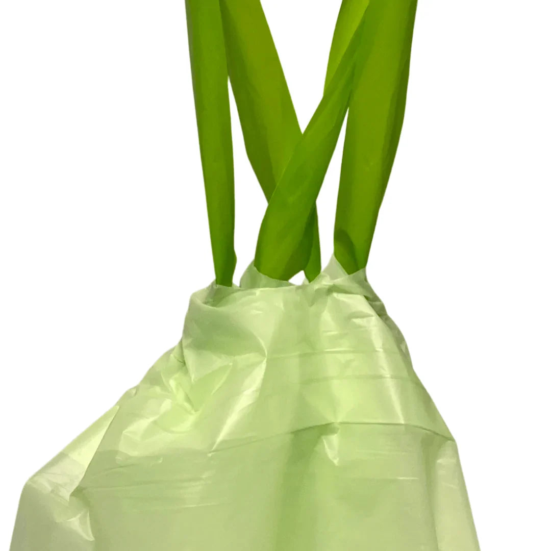 13 gal Drawstring Trash Bags | Certified Compostable | 23.7" x 25.6"