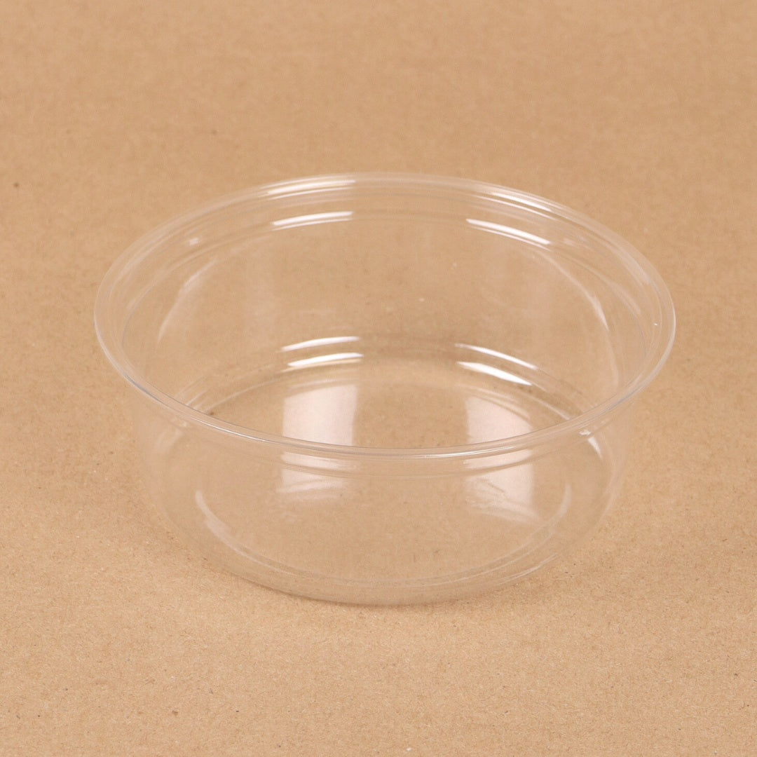 8 oz Round Deli Container | Recycled Plastic | Unprinted