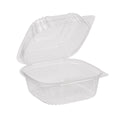6" x 6" x 3" Clamshell Container | Clear RPET