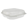 9" x 9" x 3" | 3 Compartment | Recycled Plastic Clamshell | Takeout Container