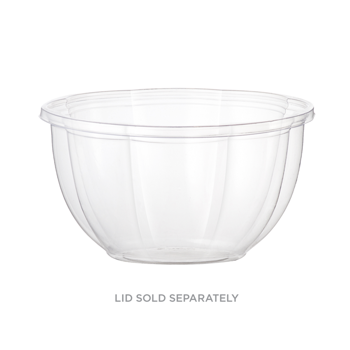 16 oz Clear Salad Bowl | Compostable | PLA