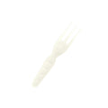4" Mini Fork | White PLA | Compostable