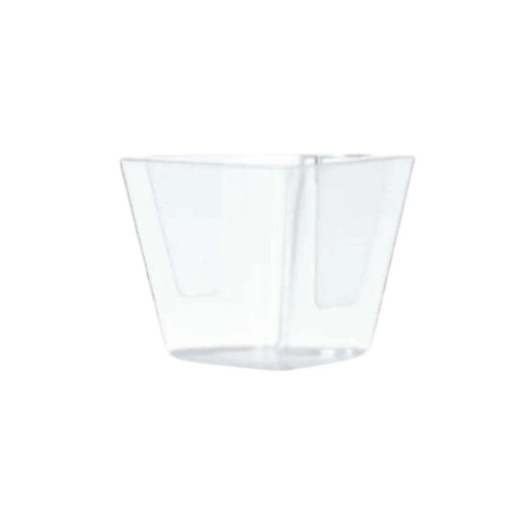 2" Square Dessert Cup | Clear PLA | Compostable