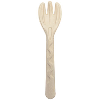 10" Serving Fork | Compostable Plant Fiber | Catering Fork