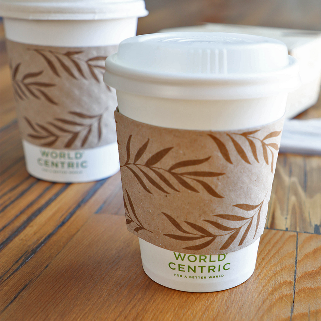 8 oz Hot Cup Sleeve | Recyclable | Compostable