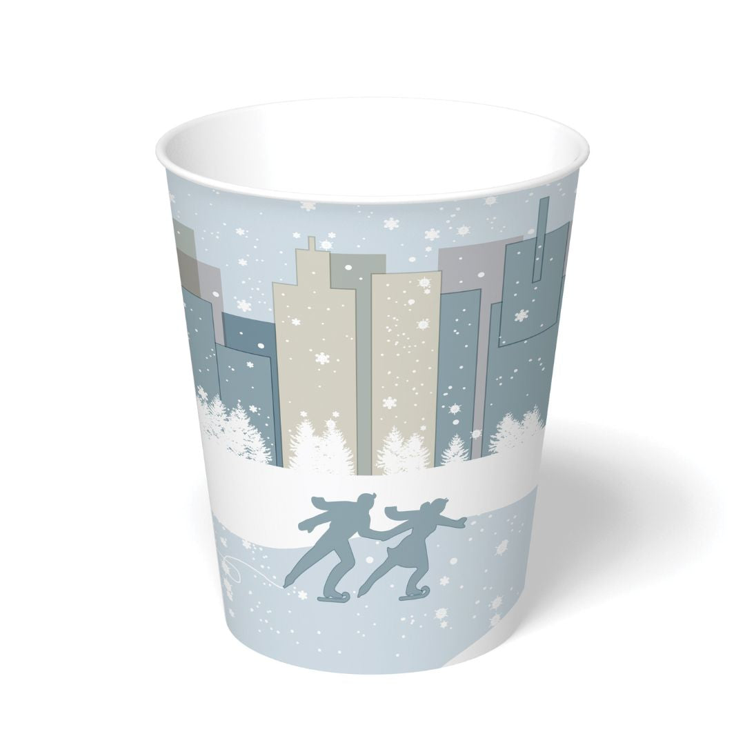 12 oz Hot Cup | Winter Design | Made in USA