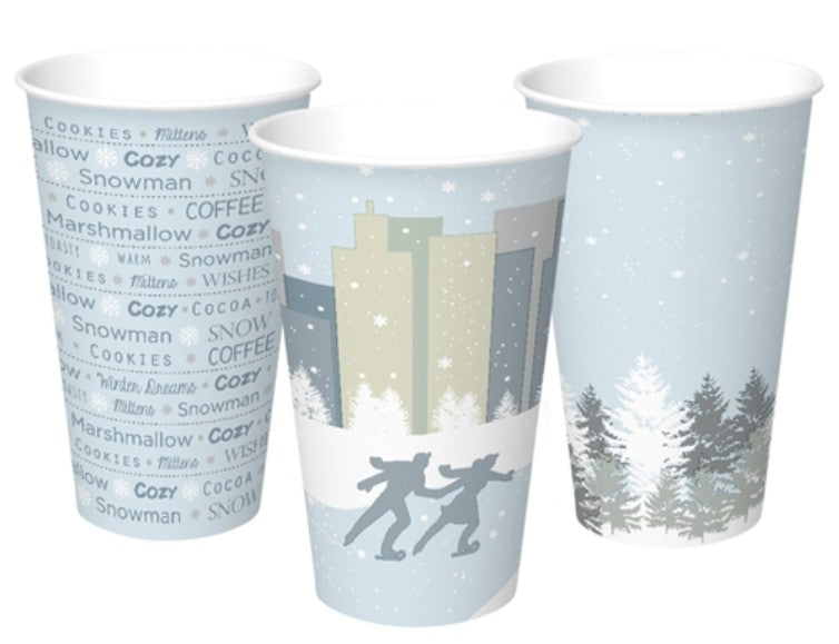 20 oz Hot Cup | Winter Design | Made in USA