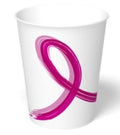 12 oz Hot Cup | Pink Ribbon | Made in USA