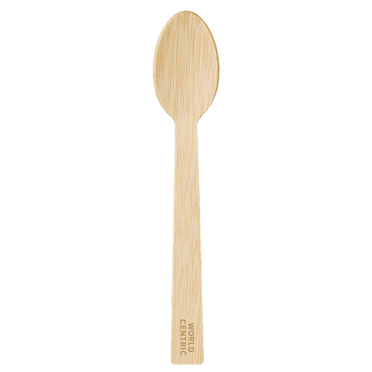 6.7" Bamboo Spoon | Individually Wrapped | Compostable | World Centric®