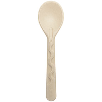 10" Serving Spoon | Compostable Plant Fiber Serving Spoon