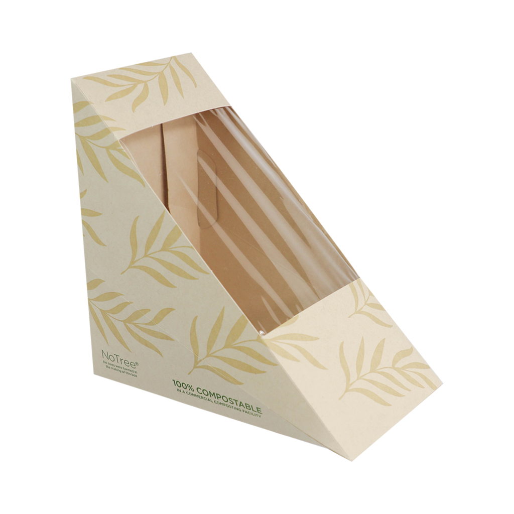 NoTree® Paper Sandwich Wedge | PLA Window | Medium
