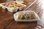 3 Divider Taco Tray | Natural Fiber | Compostable